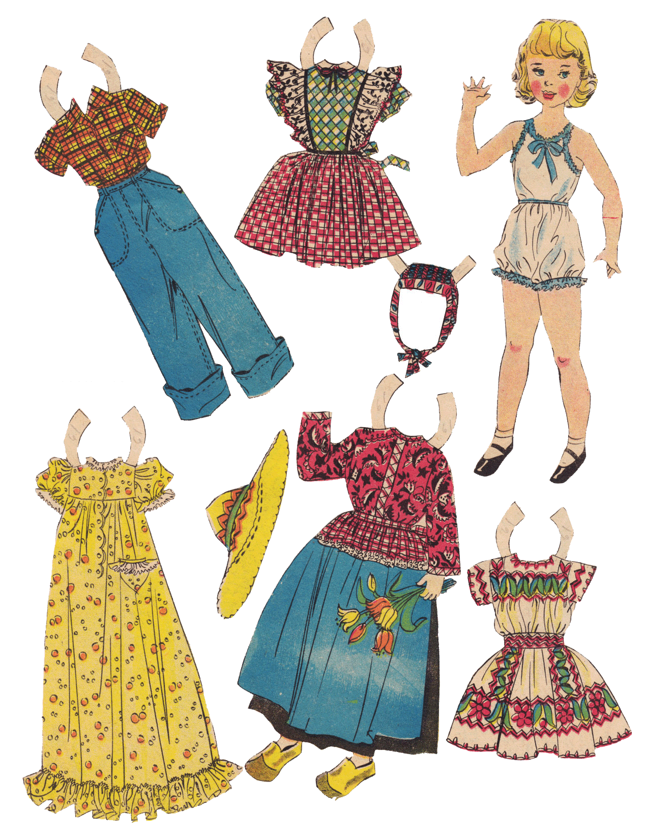 paper doll clipart free - photo #5